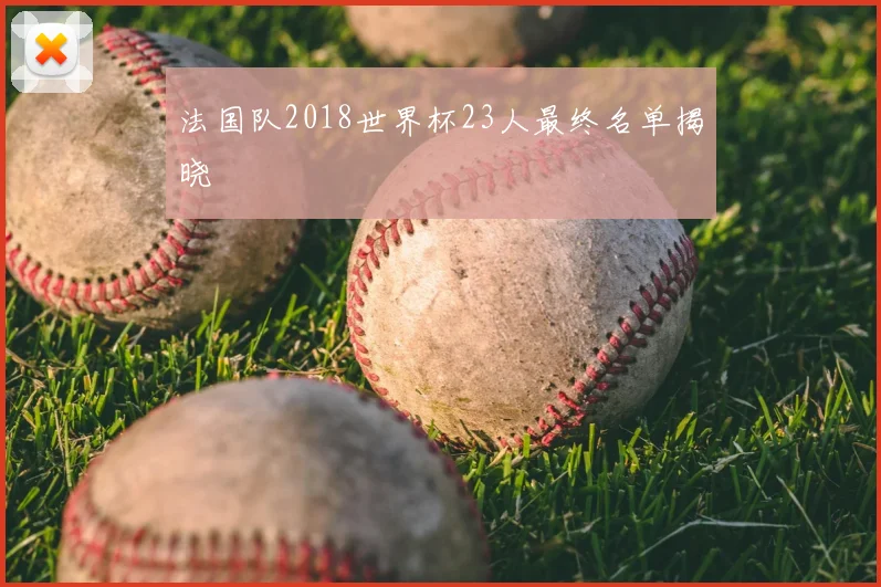 法国队2018世界杯23人最终名单揭晓